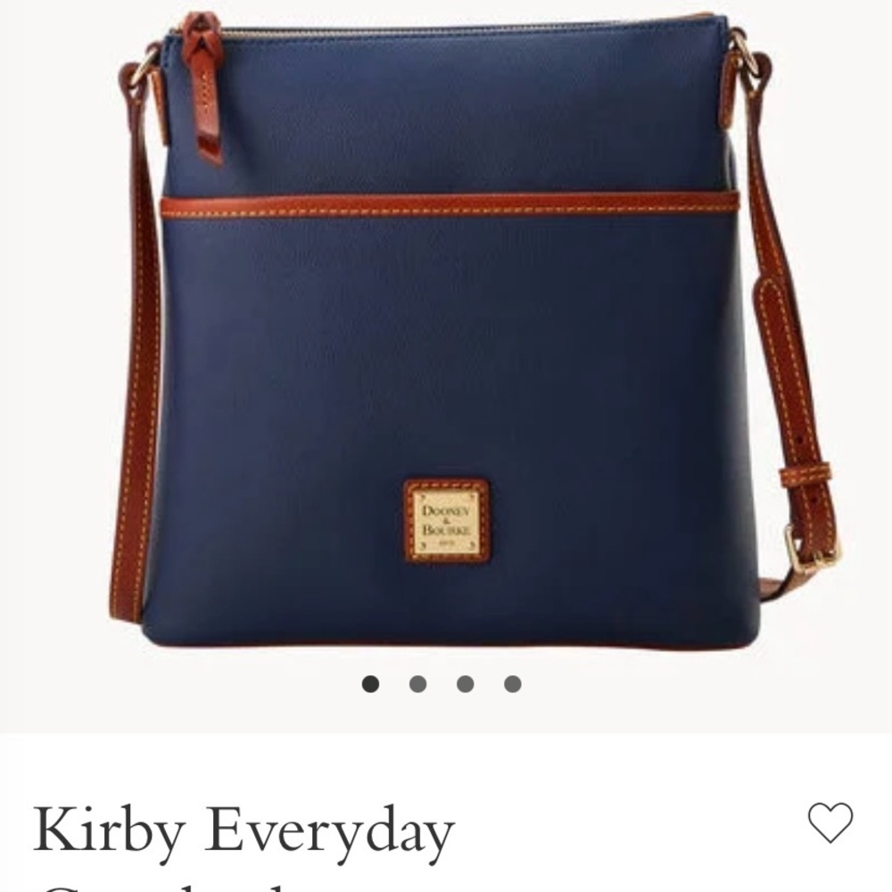 Vintage Dooney & Bourke Navy cross body bag